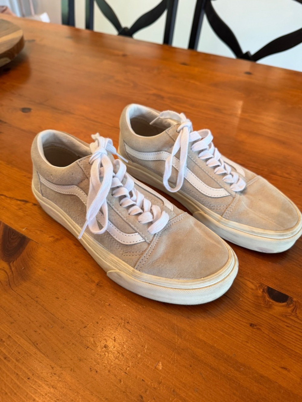 Suede Beige Vans sz: W8.5 | M7